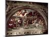 Pope Leo I (C.390-461) Repulsing Attila (C.406-453) 1511-14-Raphael-Mounted Giclee Print