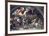 Pope Leo I, Repulsing Attila, (Detail), 1511-14-Raphael-Framed Giclee Print