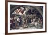 Pope Leo I, Repulsing Attila, (Detail), 1511-14-Raphael-Framed Giclee Print