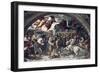 Pope Leo I, Repulsing Attila, (Detail), 1511-14-Raphael-Framed Premium Giclee Print