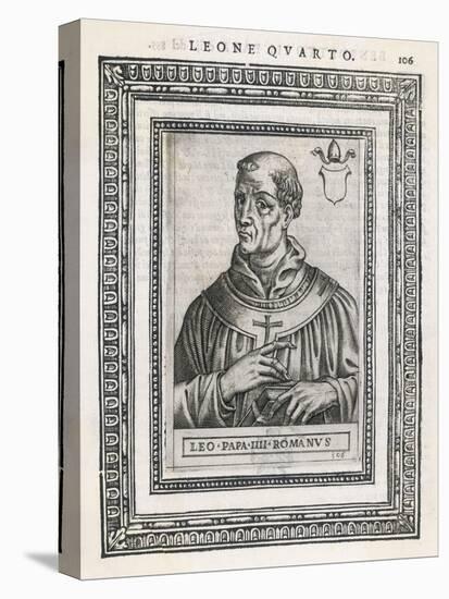 Pope Leo IV Pope and Saint-Cavallieri-Stretched Canvas
