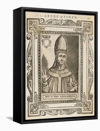 Pope Leo V-null-Framed Stretched Canvas