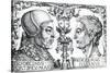 Pope Leo X (1475-1521) and Emperor Julian (330-363), 1513-null-Stretched Canvas