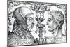 Pope Leo X (1475-1521) and Emperor Julian (330-363), 1513-null-Mounted Giclee Print