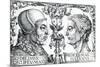 Pope Leo X (1475-1521) and Emperor Julian (330-363), 1513-null-Mounted Giclee Print