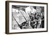 Pope Leo X Excommunicating Martin Luther as a Heretic, Rome, 1521-null-Framed Premium Giclee Print