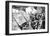 Pope Leo X Excommunicating Martin Luther as a Heretic, Rome, 1521-null-Framed Premium Giclee Print