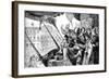 Pope Leo X Excommunicating Martin Luther as a Heretic, Rome, 1521-null-Framed Giclee Print