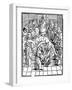 Pope Leo X Supervising the Burning of Martin Luthor's Books, 1521-null-Framed Giclee Print