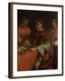 Pope Leo X with Two Cardinals, after Raphael-Giorgio Vasari-Framed Giclee Print