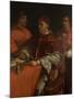 Pope Leo X with Two Cardinals, after Raphael-Giorgio Vasari-Mounted Giclee Print