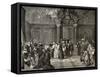 Pope Leo XIII (1810-1903) During an Audience at the Vatican.-null-Framed Stretched Canvas