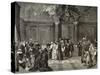 Pope Leo XIII (1810-1903) During an Audience at the Vatican.-null-Stretched Canvas