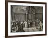 Pope Leo XIII (1810-1903) During an Audience at the Vatican.-null-Framed Giclee Print