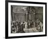 Pope Leo XIII (1810-1903) During an Audience at the Vatican.-null-Framed Giclee Print