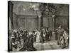 Pope Leo XIII (1810-1903) During an Audience at the Vatican.-null-Stretched Canvas