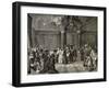 Pope Leo XIII (1810-1903) During an Audience at the Vatican.-null-Framed Giclee Print