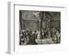 Pope Leo XIII (1810-1903) During an Audience at the Vatican.-null-Framed Premium Giclee Print