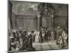 Pope Leo XIII (1810-1903) During an Audience at the Vatican.-null-Mounted Premium Giclee Print