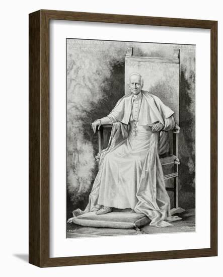 Pope Leo XIII (1810-1903)-null-Framed Giclee Print