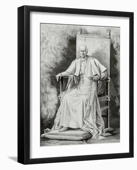 Pope Leo XIII (1810-1903)-null-Framed Giclee Print