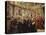 Pope Leo XIII, Blesses the Pilgrims in the Sistine Chapel, 1906-Max Liebermann-Stretched Canvas