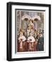 Pope Leo XIII (Gioacchino Vincenzo Raffaelle Luigi Pecci) Borne in Procession in St. Peter's Rome-E. Nardi-Framed Art Print