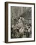 Pope Leo XIII Giving a Blessing Urbi Et Orbi, after the Pontifical Mass from the Gestatorial Chair.-null-Framed Giclee Print