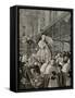 Pope Leo XIII Giving a Blessing Urbi Et Orbi, after the Pontifical Mass from the Gestatorial Chair.-null-Framed Stretched Canvas