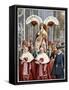 Pope Leo XIII in the Basilica of Saint Peter, Rome, 1900-null-Framed Stretched Canvas