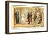 Pope Leo XIII Opening the Vatican Archives, 1881-null-Framed Giclee Print