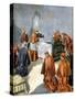 Pope Leo XIII Receiving the Last Rites on His Deathbed, 1903-null-Stretched Canvas