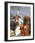 Pope Leo XIII Receiving the Last Rites on His Deathbed, 1903-null-Framed Giclee Print