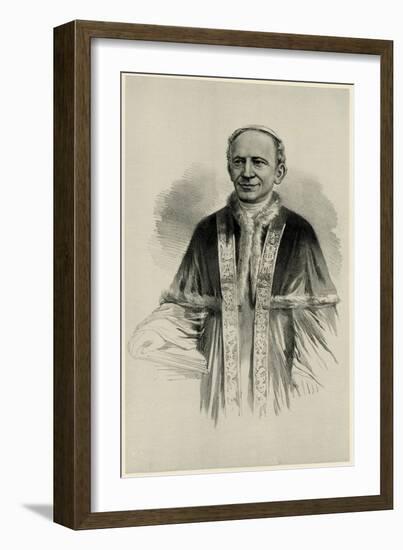 Pope Leo XIII, Whitehall-null-Framed Art Print