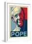 Pope - Lithography Style-Lantern Press-Framed Art Print