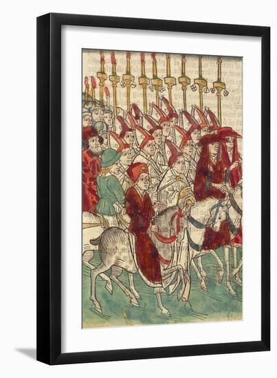 Pope Martin V Rides Out from Constance-Joerg The Elder Breu-Framed Premium Giclee Print