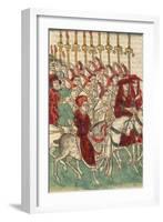 Pope Martin V Rides Out from Constance-Joerg The Elder Breu-Framed Giclee Print