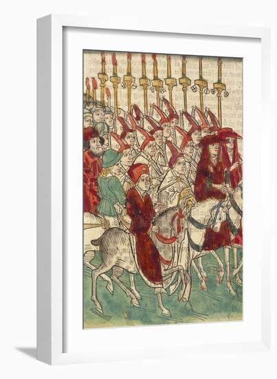 Pope Martin V Rides Out from Constance-Joerg The Elder Breu-Framed Giclee Print