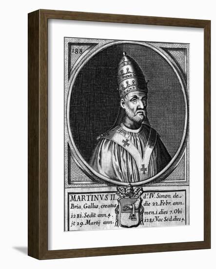 Pope Martinus II-null-Framed Art Print