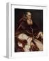 Pope Paul III (1468-154), 1543-Titian (Tiziano Vecelli)-Framed Giclee Print