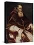 Pope Paul III (1468-154), 1543-Titian (Tiziano Vecelli)-Stretched Canvas