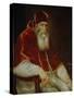 Pope Paul III Farnese (1468-1549)-Titian (Tiziano Vecelli)-Stretched Canvas