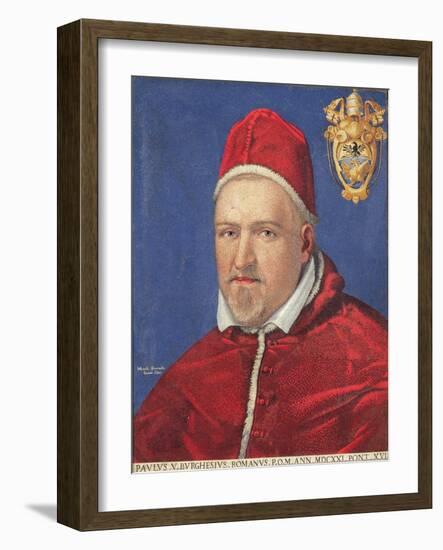 Pope Paul V (Mosaic)-Marcello Provenzale-Framed Giclee Print