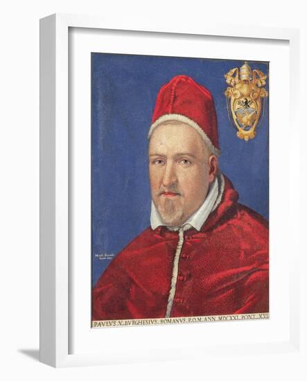 Pope Paul V (Mosaic)-Marcello Provenzale-Framed Giclee Print