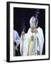 Pope Paul Vi Giving Mass and Sermon of Peace at Yankee Stadium During Historic Visit-null-Framed Premium Photographic Print