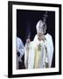 Pope Paul Vi Giving Mass and Sermon of Peace at Yankee Stadium During Historic Visit-null-Framed Premium Photographic Print