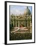 Pope Paul VI in Front of St. Peter's During 2nd Vatican Council-Carlo Bavagnoli-Framed Photographic Print