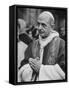 Pope Paul Vi, Officiating at Ash Wednesday Service in Santa Sabina Church-Carlo Bavagnoli-Framed Stretched Canvas