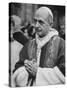 Pope Paul Vi, Officiating at Ash Wednesday Service in Santa Sabina Church-Carlo Bavagnoli-Stretched Canvas