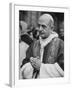 Pope Paul Vi, Officiating at Ash Wednesday Service in Santa Sabina Church-Carlo Bavagnoli-Framed Photographic Print